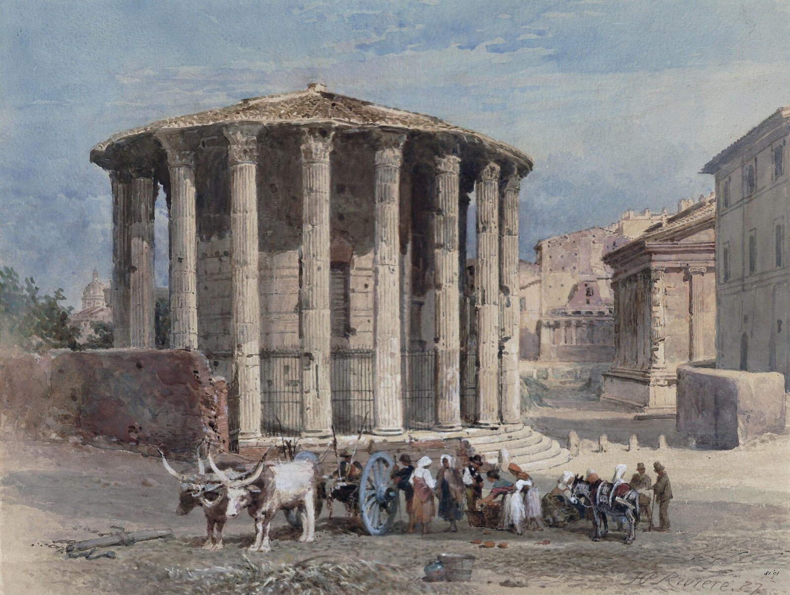 Small Round Temple, Henry Parsons Riviere, 1887