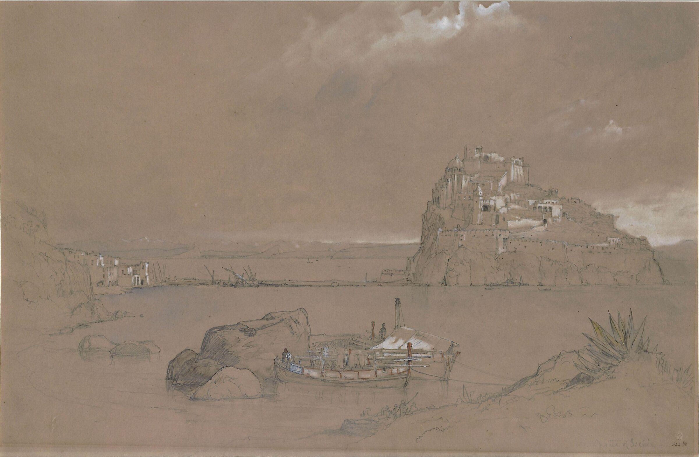 The Castle of Ischia, Bay of Naples, David Roberts, ca. 1825-64