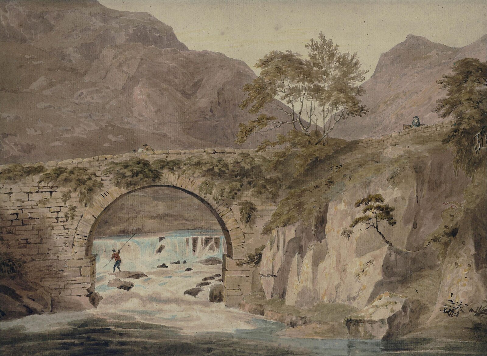 Pont Aberglaslyn, George Samuel, ca. 1785-1823