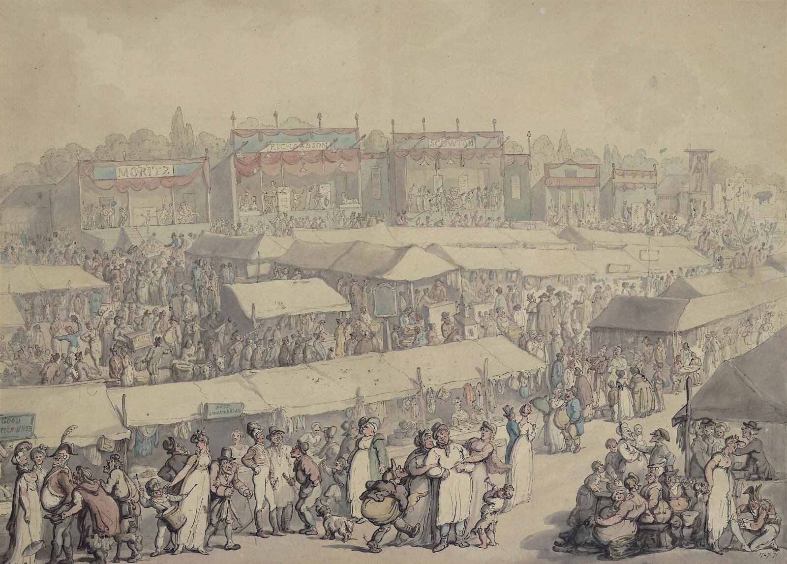 Brook Green Fair, Thomas Rowlandson, ca. 1775-1825