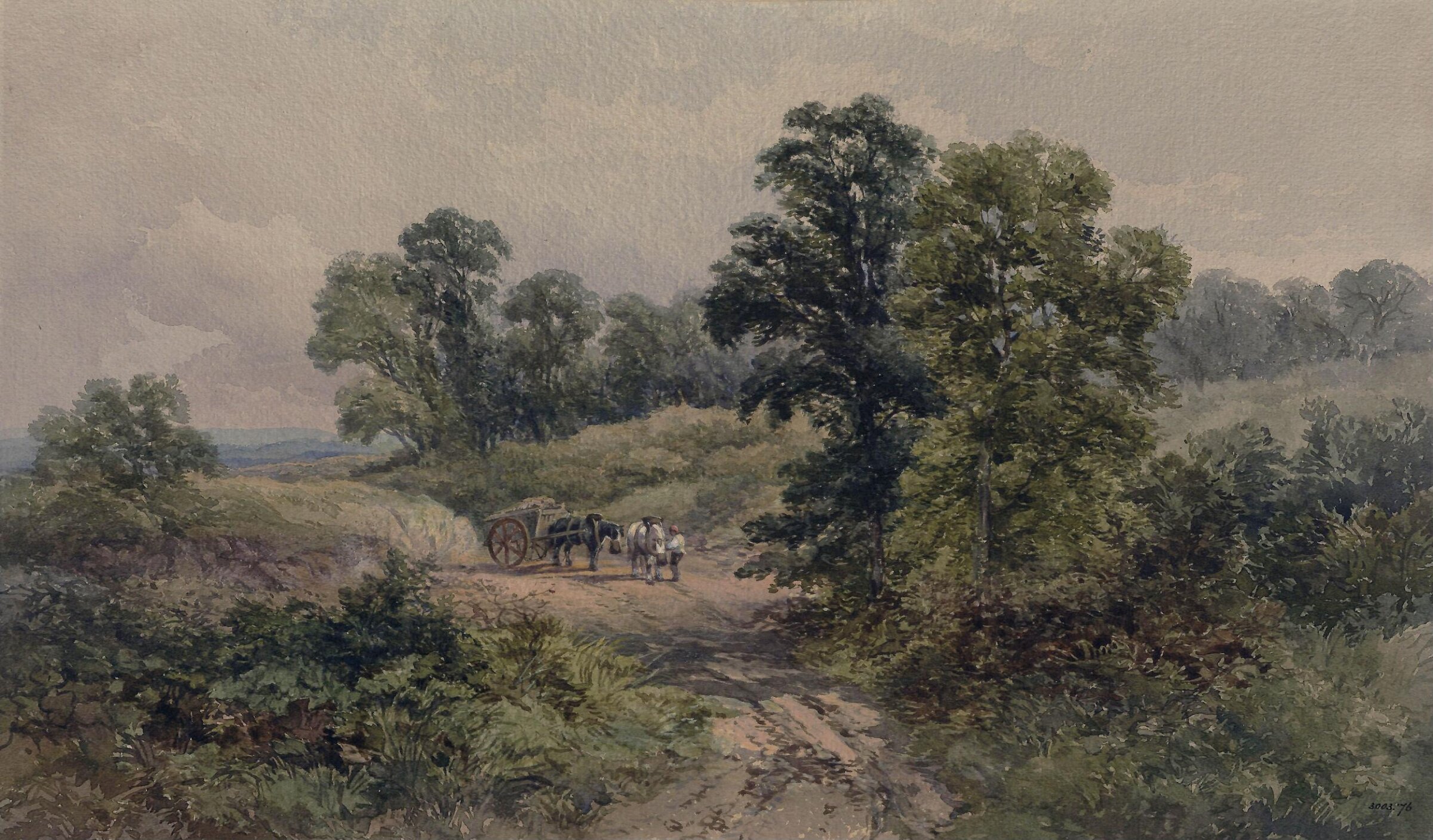 Near Benhill Wood, Sutton, Surrey, Sophy Warren, ca. 1865-78