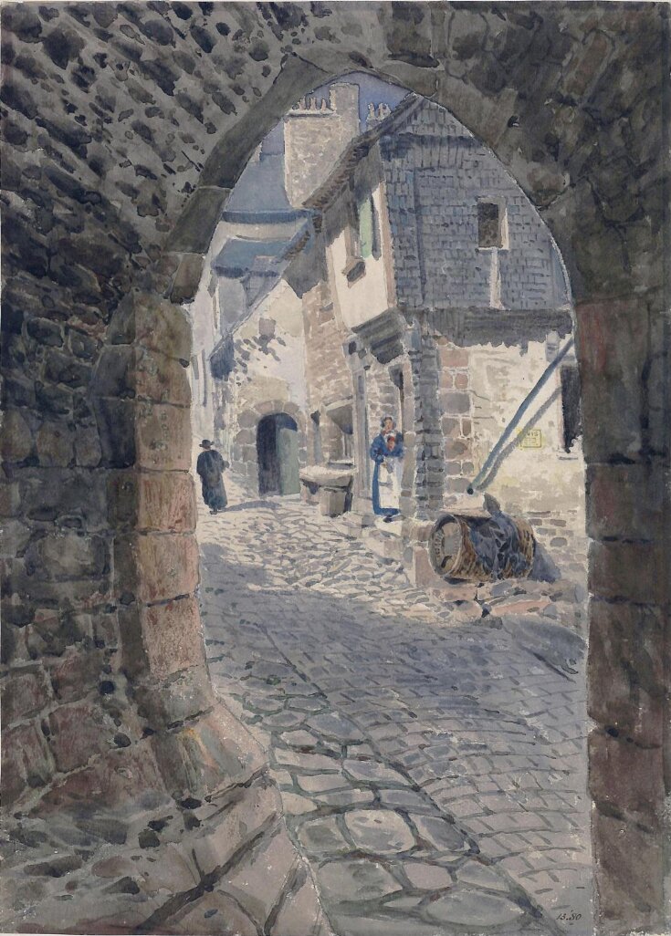 Gateway and houses at Mont St. Michel, Normandy top image