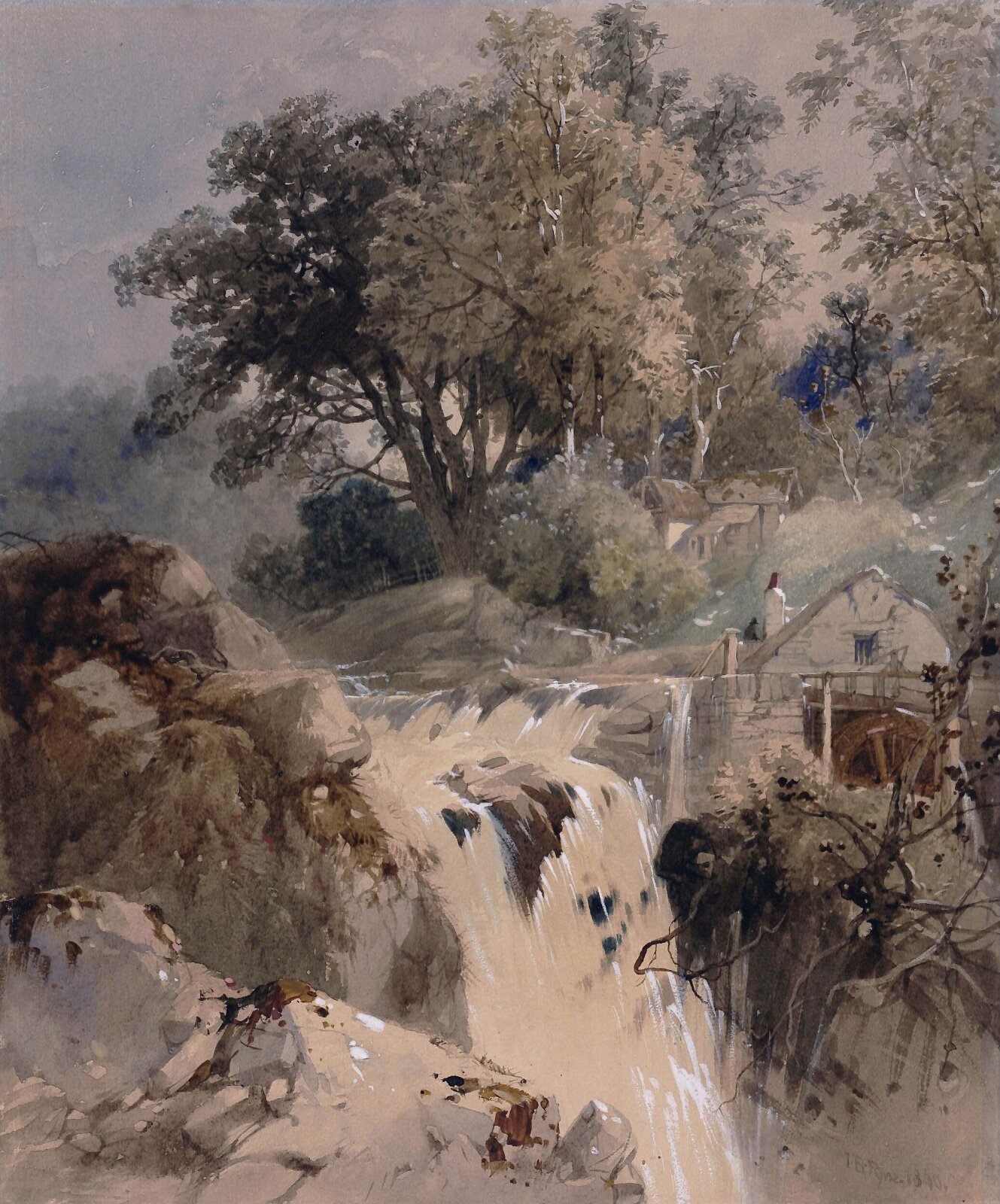 Waterfall, 1840