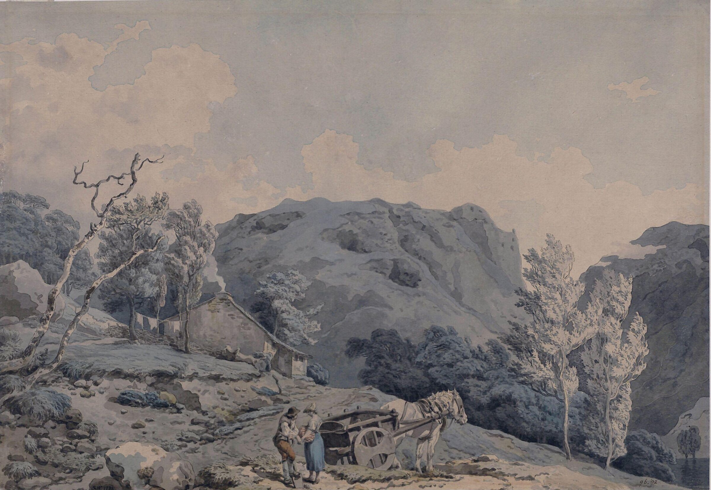 Keswick, Cumberland, Francis Wheatley, 1784