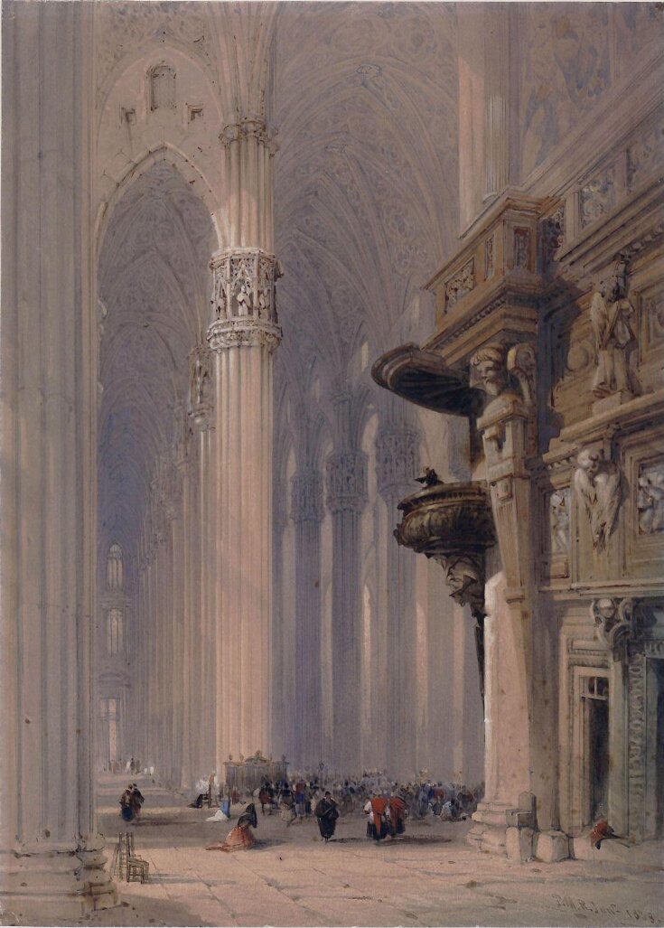 Interior of Milan Cathedral top image