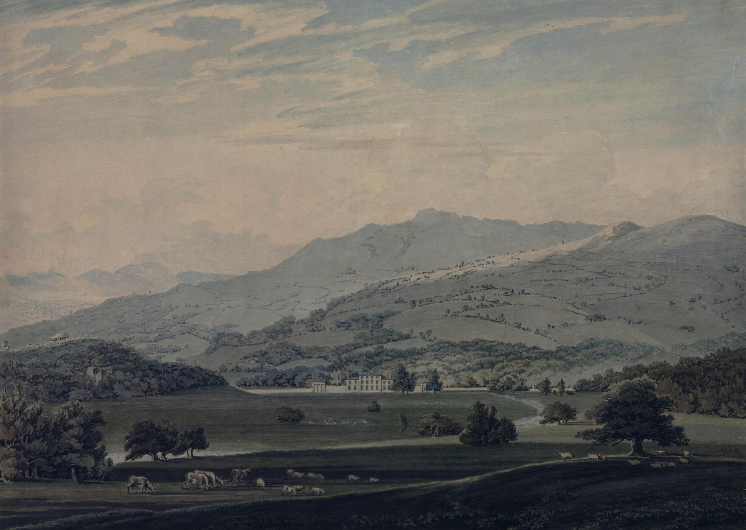 View in Westmorland, John Robert Cozens, ca. 1770-1800