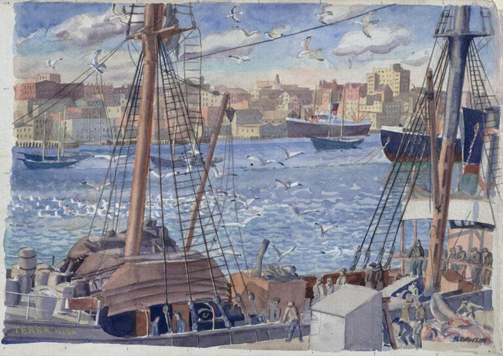 Masts, Rhoda Bickerdike, 1936