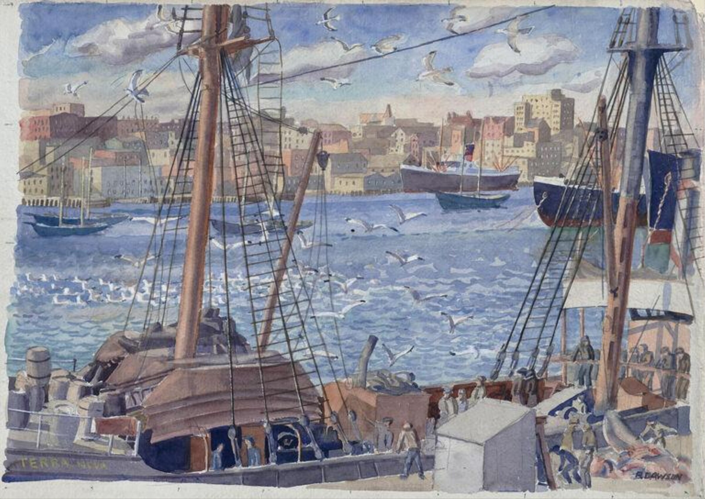 Masts, Rhoda Bickerdike, 1936
