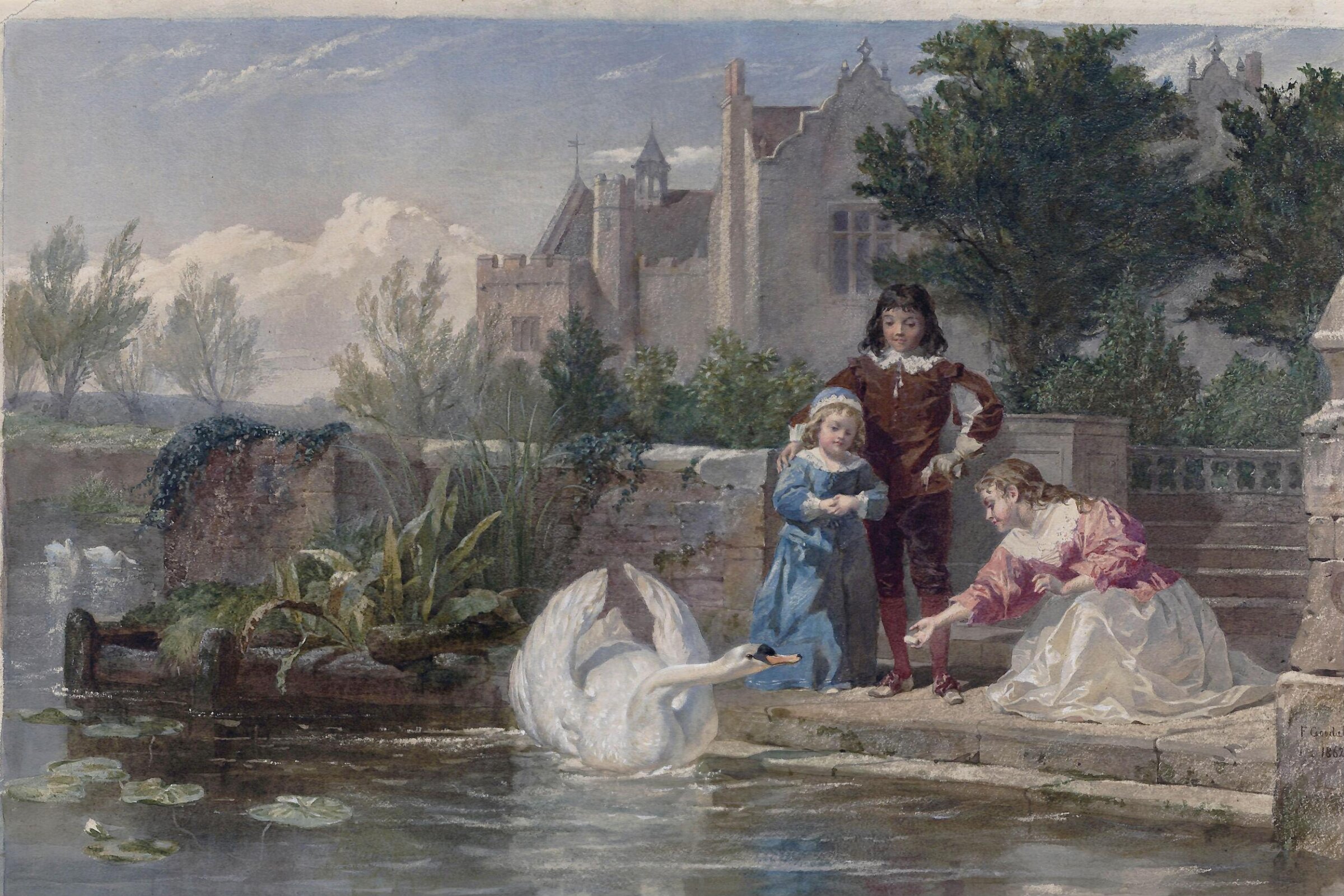 The children of King Charles I, Goodall, ca. 1862