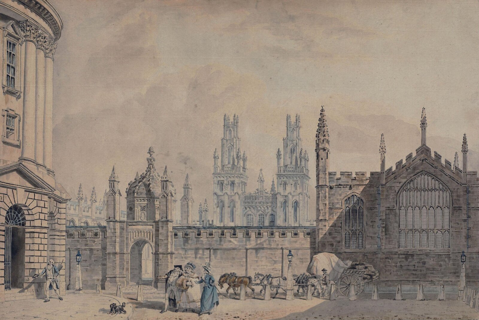 All Souls' College, Oxford, Daniel Harris, 1789