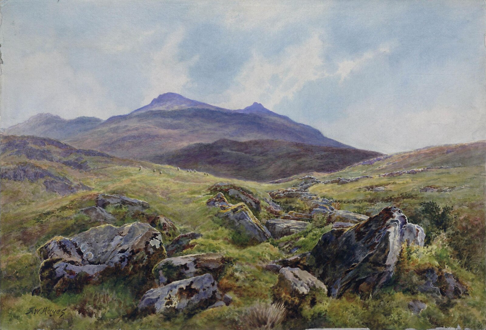 Landscape: Snowdon, Hayes, ca. 1870-1918