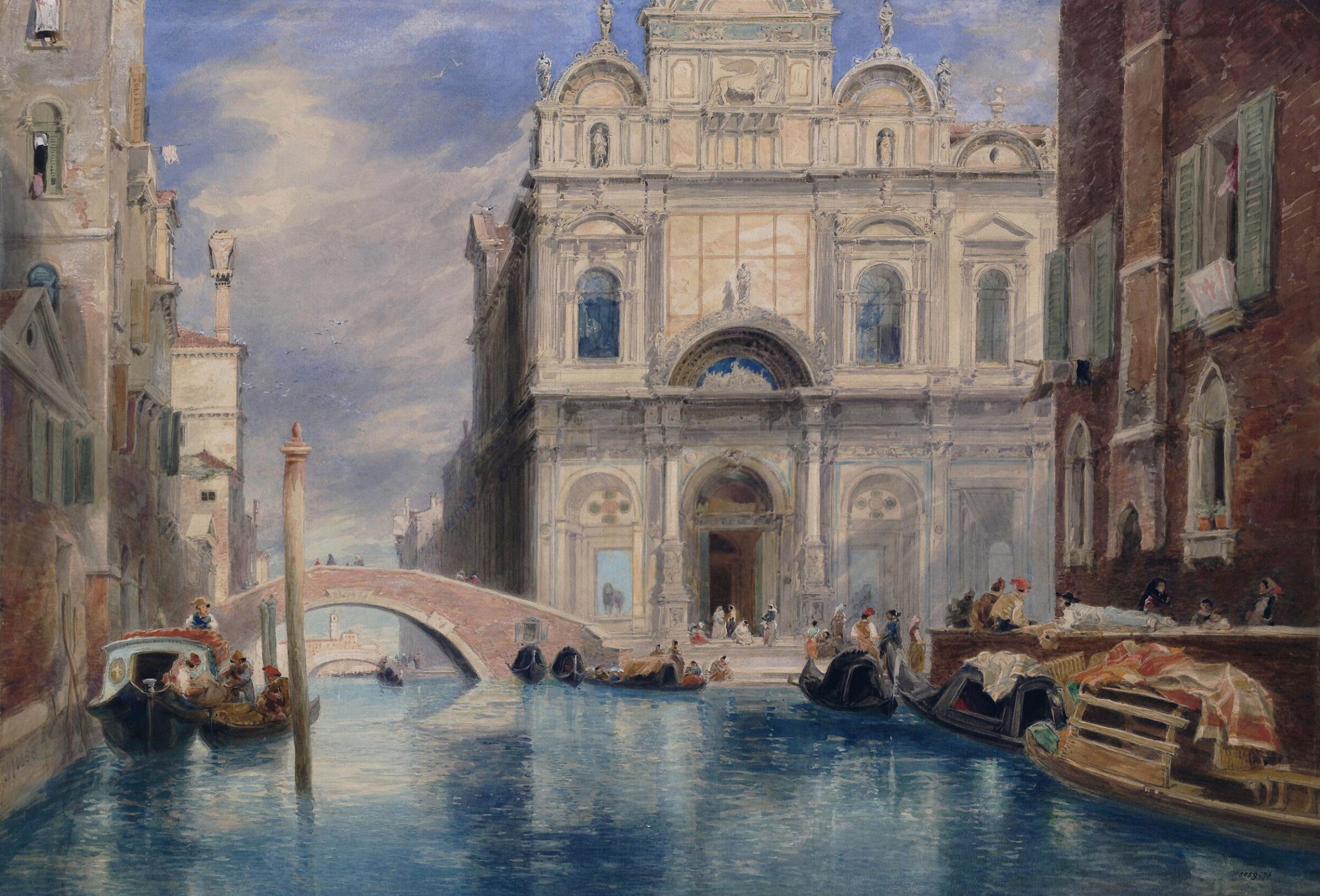 Ospedale Civile, Venice, James Holland, 1858