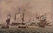 Shipping and boats: George IV passing Great Ormesby, Yarmouth, on his return from Edinburgh 1822 thumbnail 2