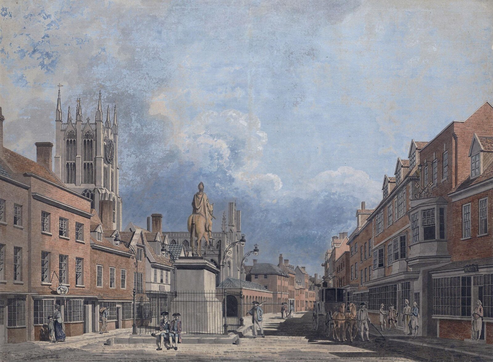 Market Place, Hull, Malton, ca. 1770-1804
