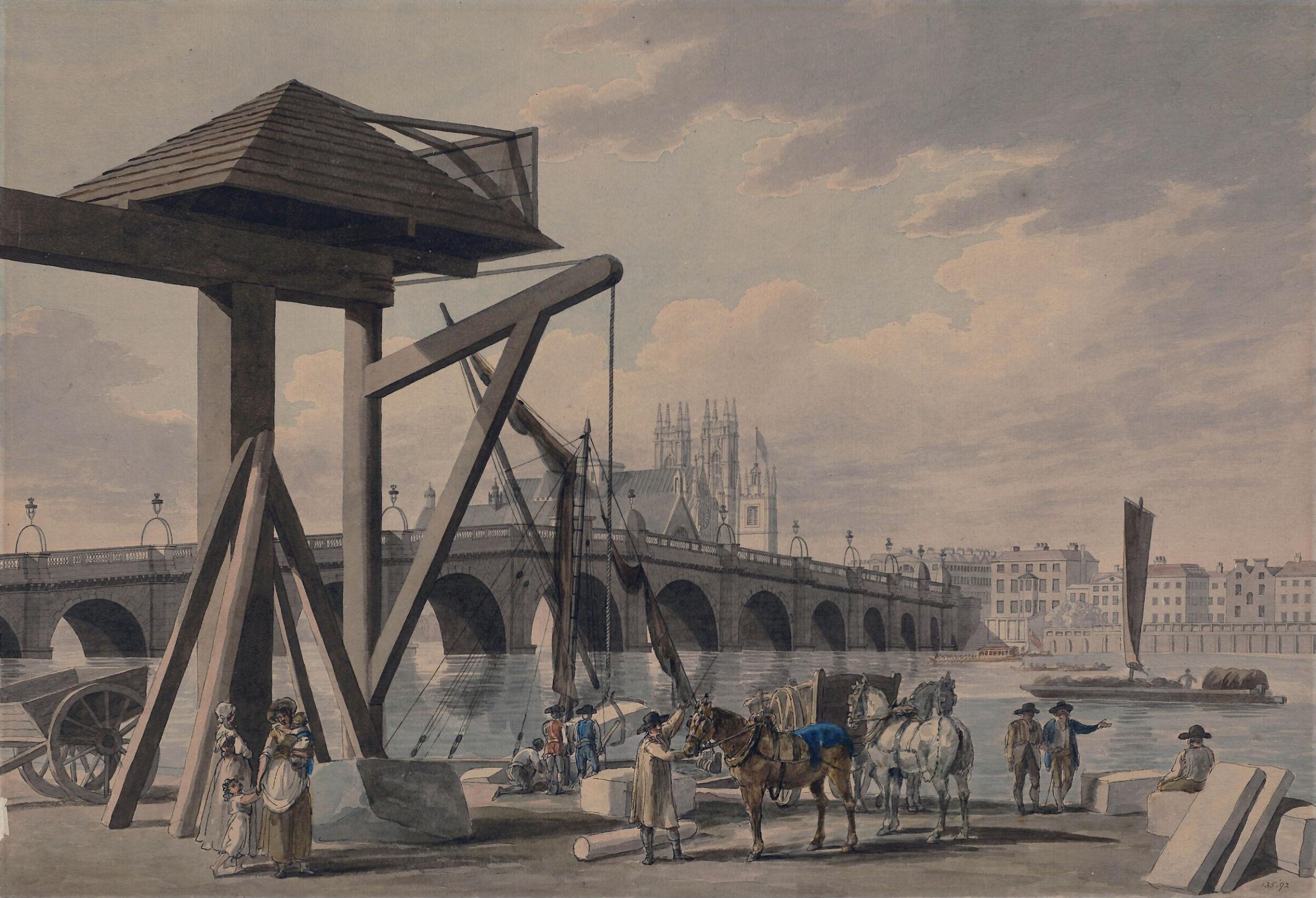 Old Westminster Bridge, Malton, ca.1770-1804