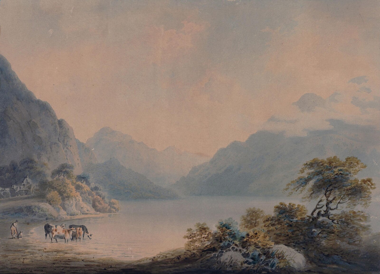 Loch Lomond, Francis Nicholson, 1794