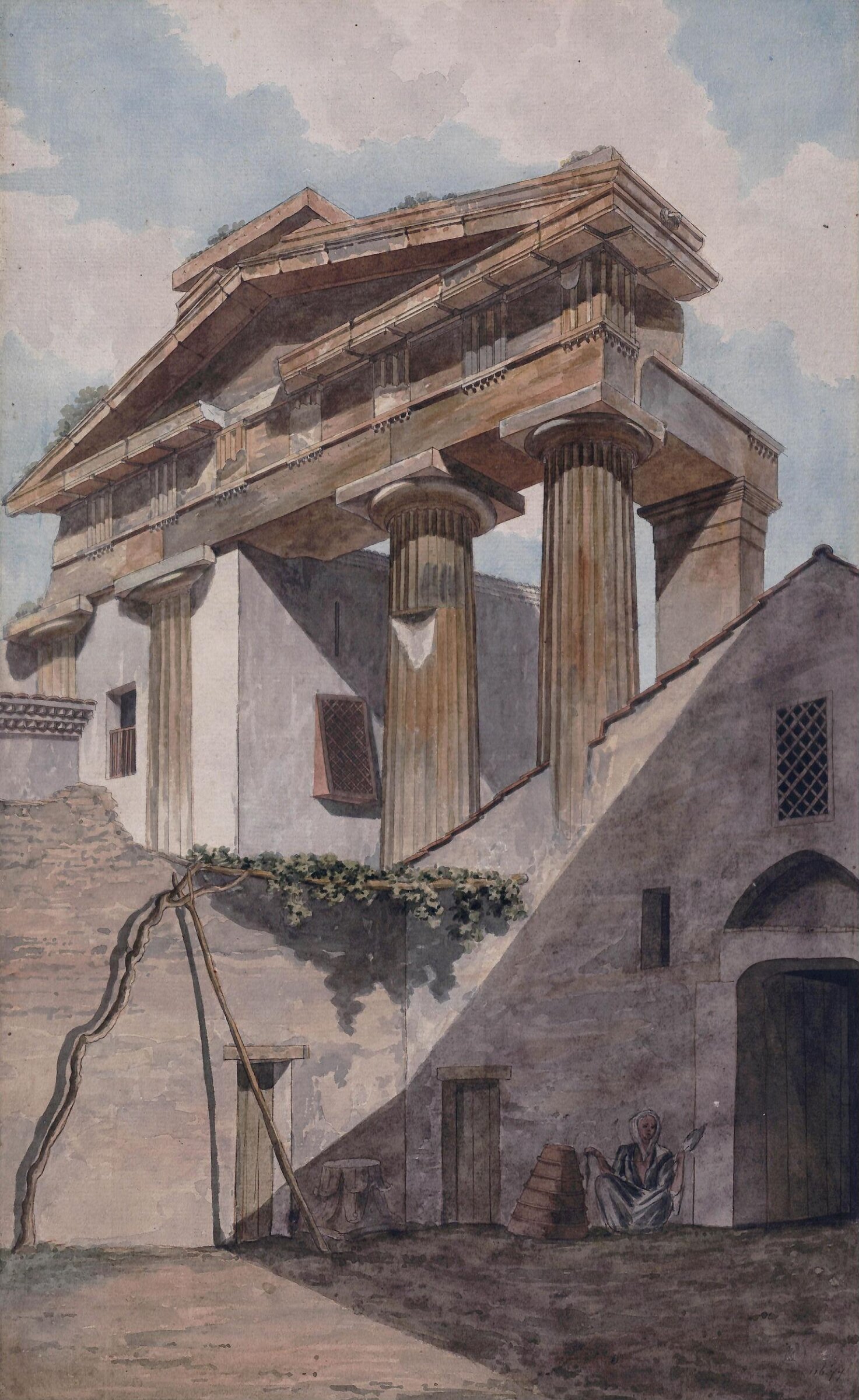 Gate of the Oil Market, Athens, Willey Reveley, 1785
