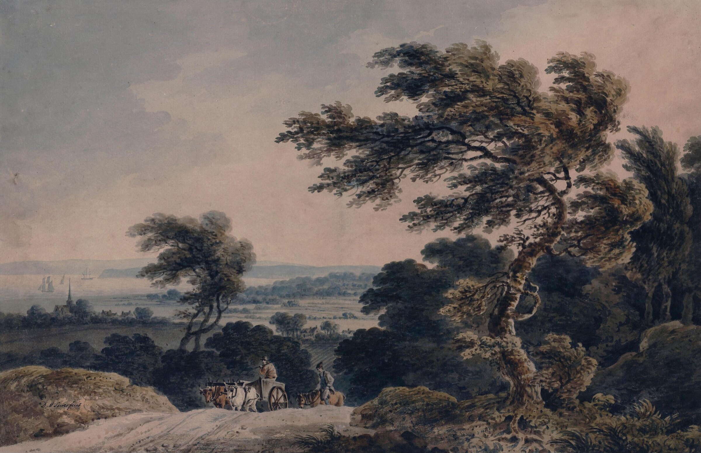 Near Totnes, Devonshire, Serres, ca. 1778-1804