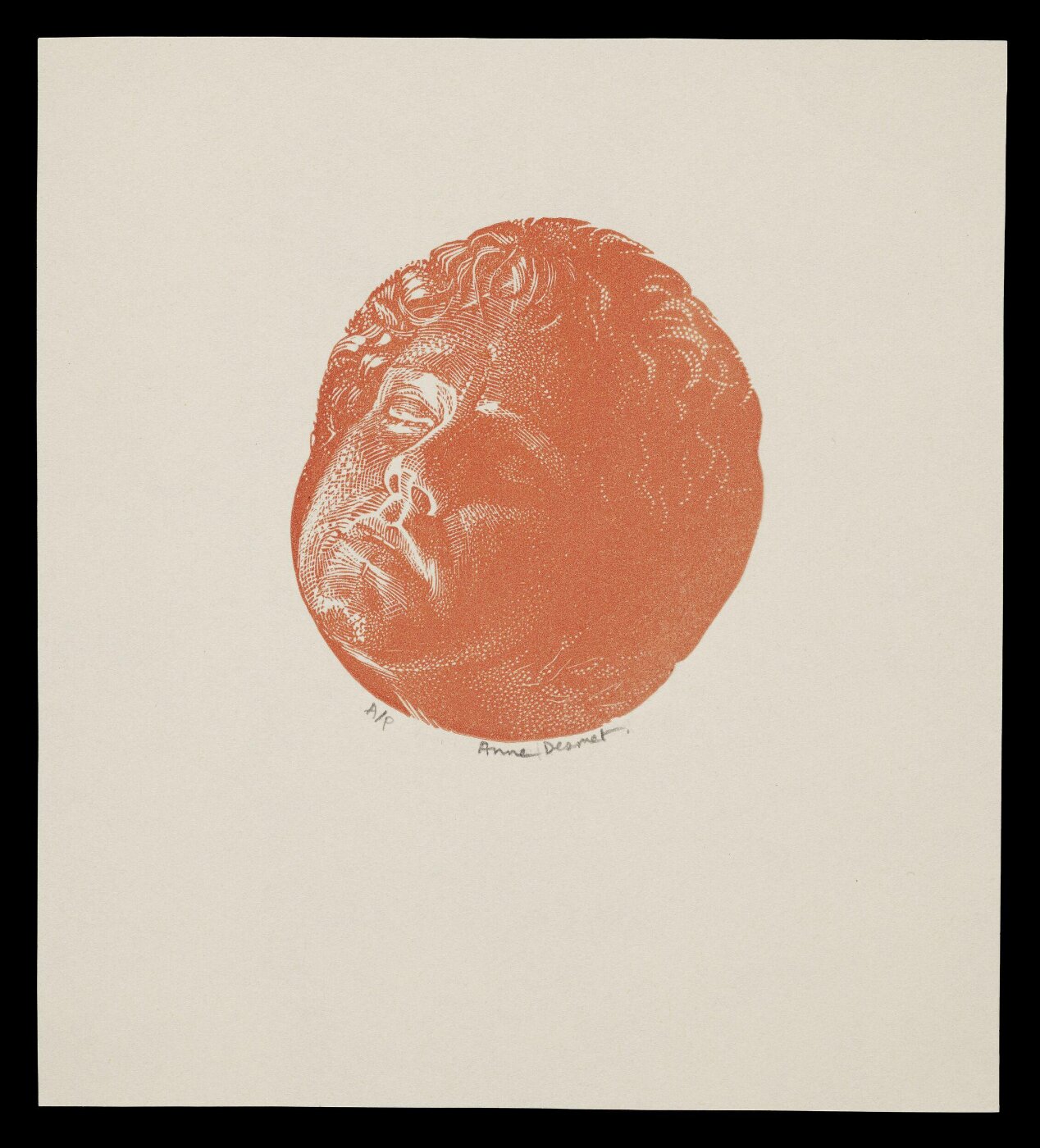 Anne Desmet, Self-Portrait