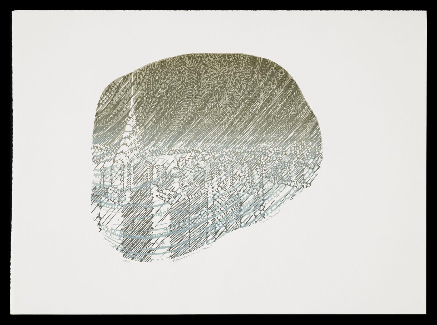 Anne Desmet, Manhattan Snow on Snow