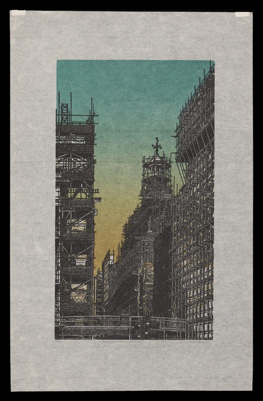 Anne Desmet, Bishopsgate, London, in the 1990s