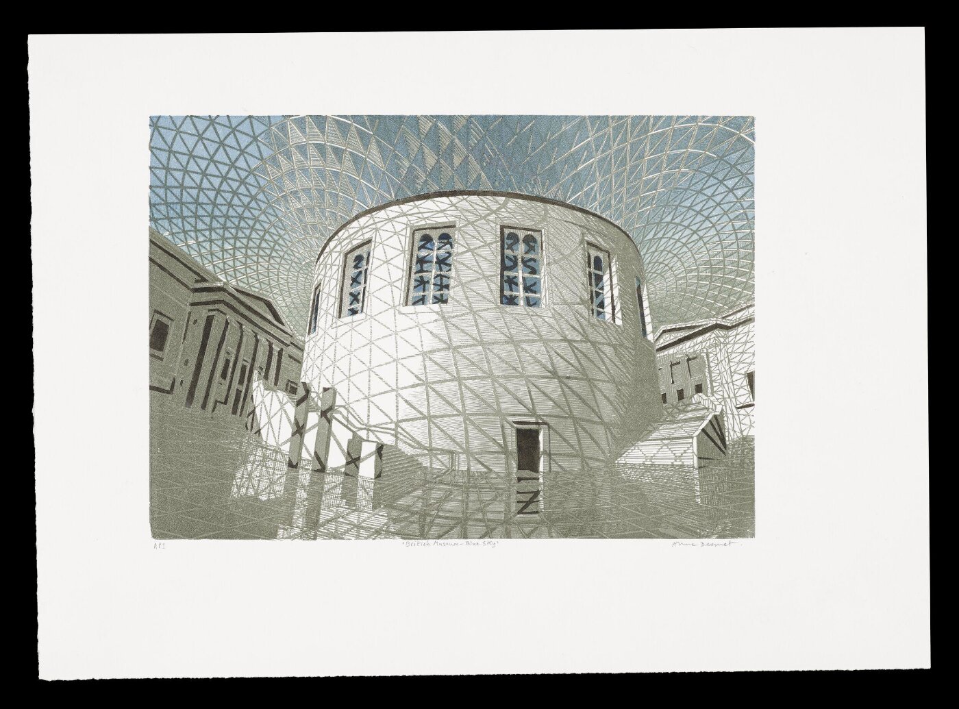 Anne Desmet, British Museum - Blue Sky