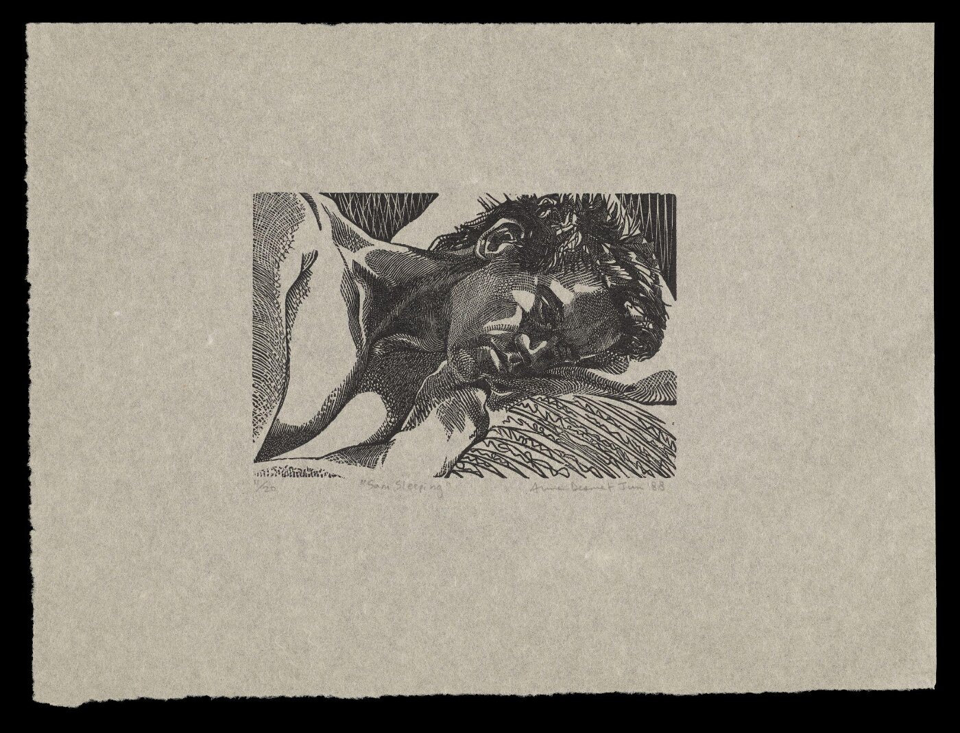 Anne Desmet, Sam Sleeping
