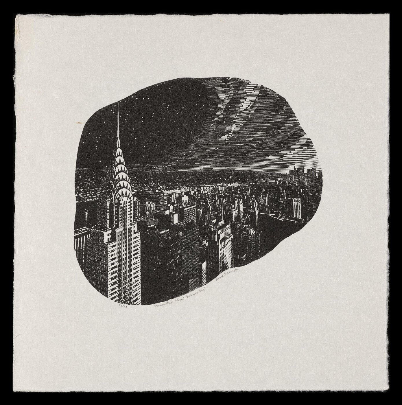 Anne Desmet, Manhattan Night Becomes Day