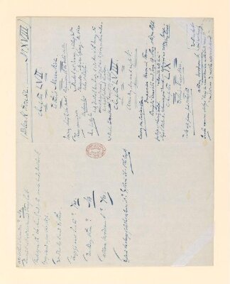 Original manuscript of Bleak House and the East Wind, by Charles Dickens, vol. 8