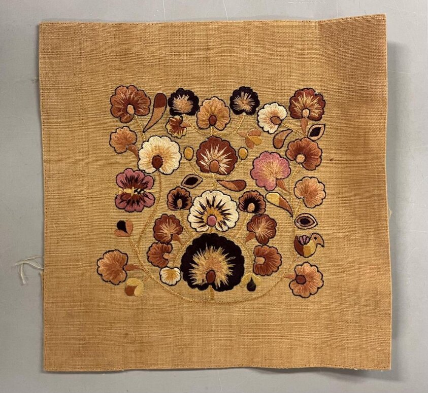 Embroidery sample