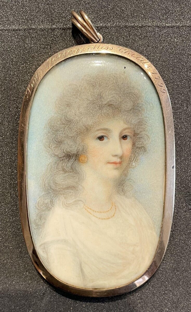 Portrait of Sarah Sophia Child-Villiers, Lady Jersey top image
