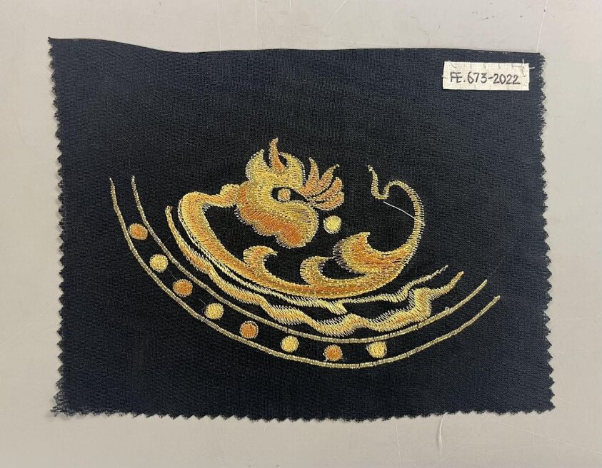 Embroidery sample