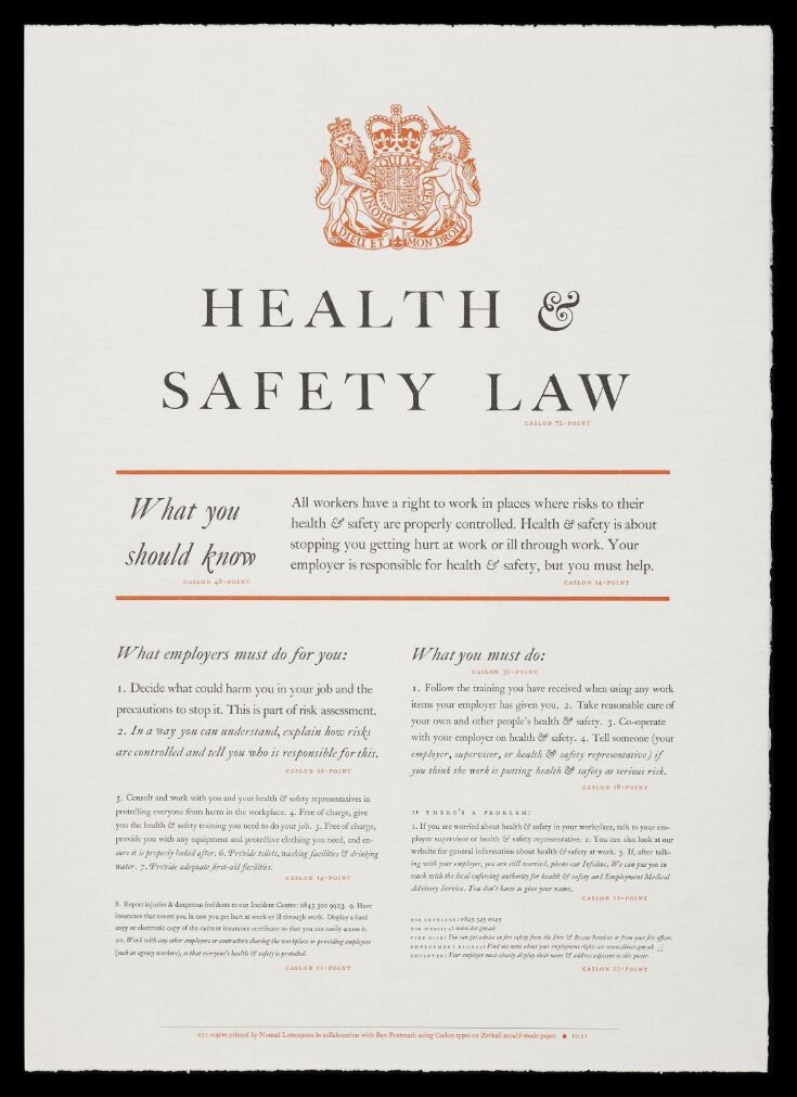 Health and Safety law image