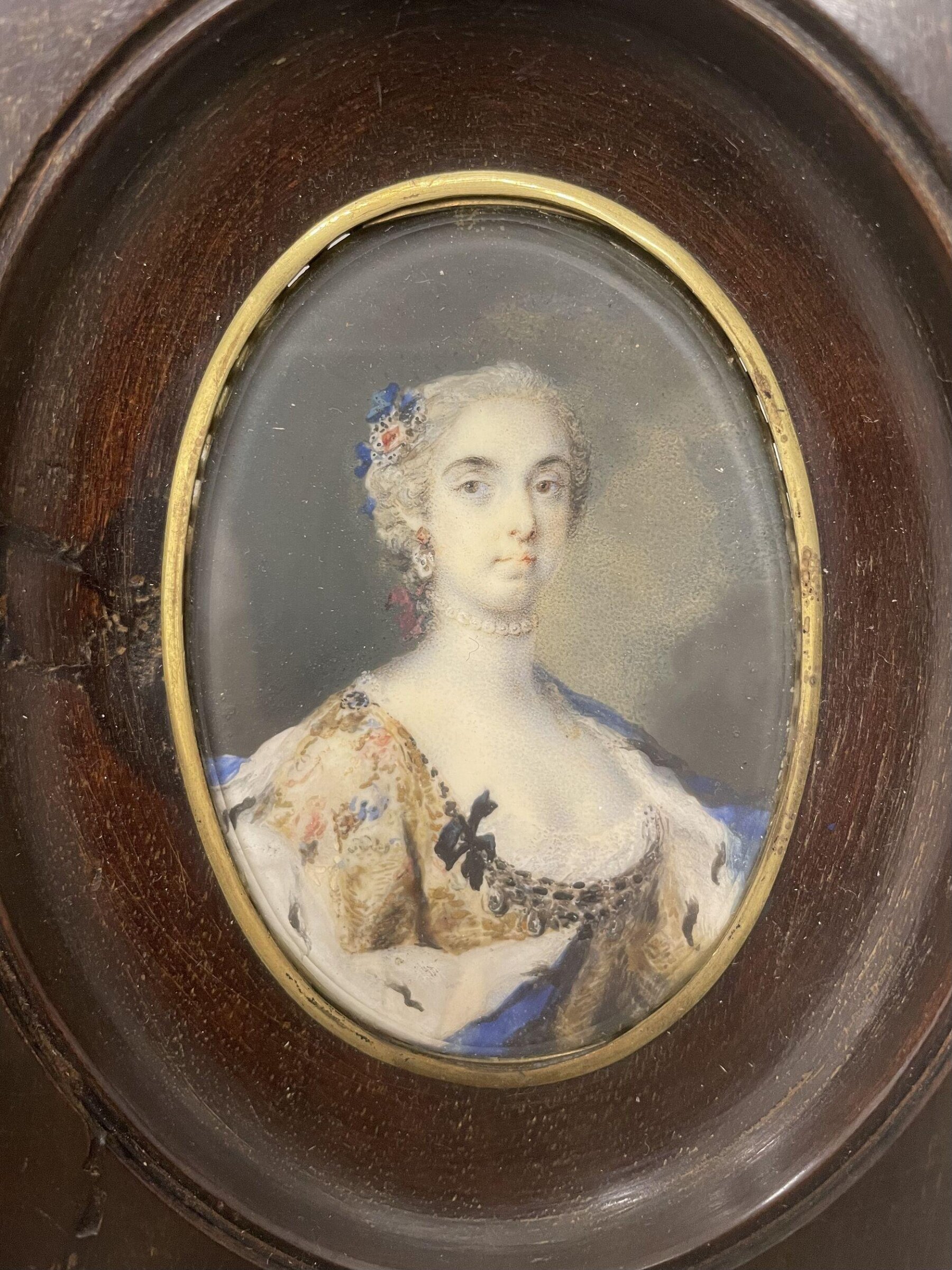 Portrait Miniature of an unknown woman, Felicità Sartori, ca. 1714-1760