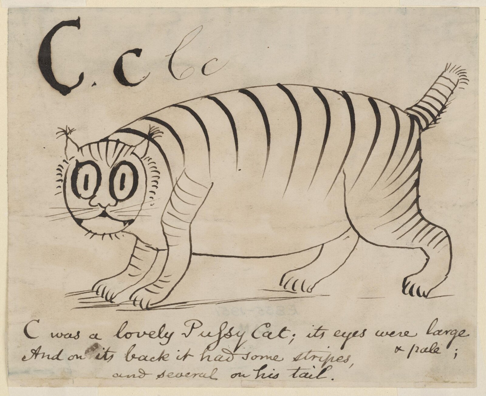 Nonsense Alphabet, Edward Lear, c.1880