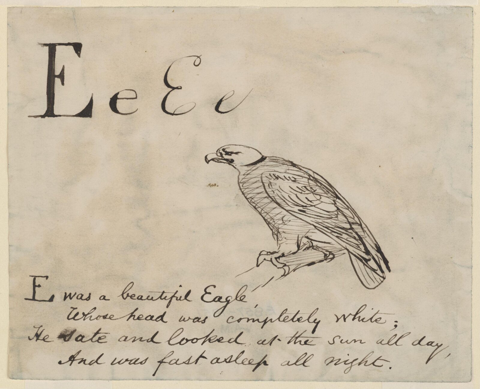 Nonsense Alphabet, Edward Lear, c.1880