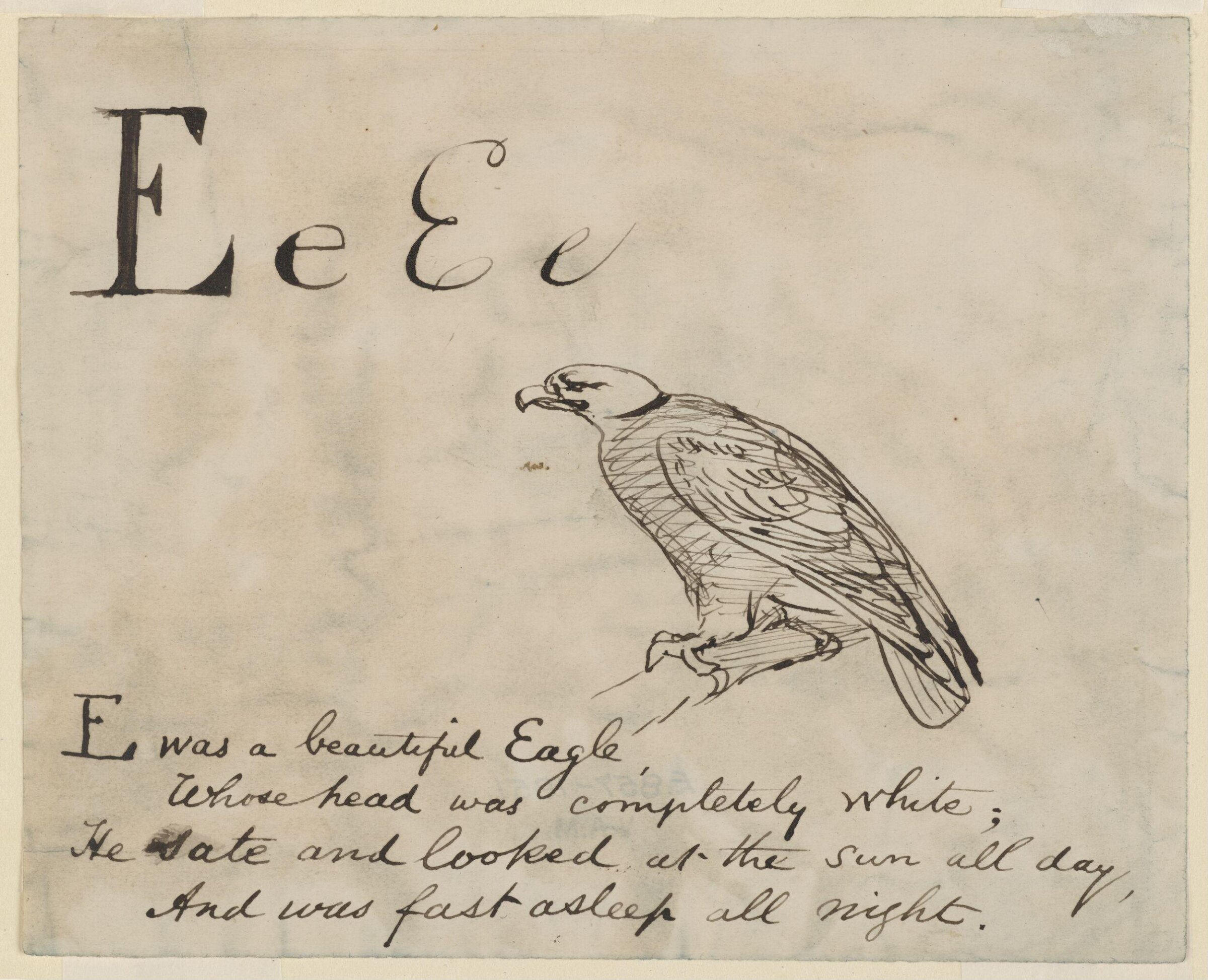 Nonsense Alphabet, Edward Lear, c.1880