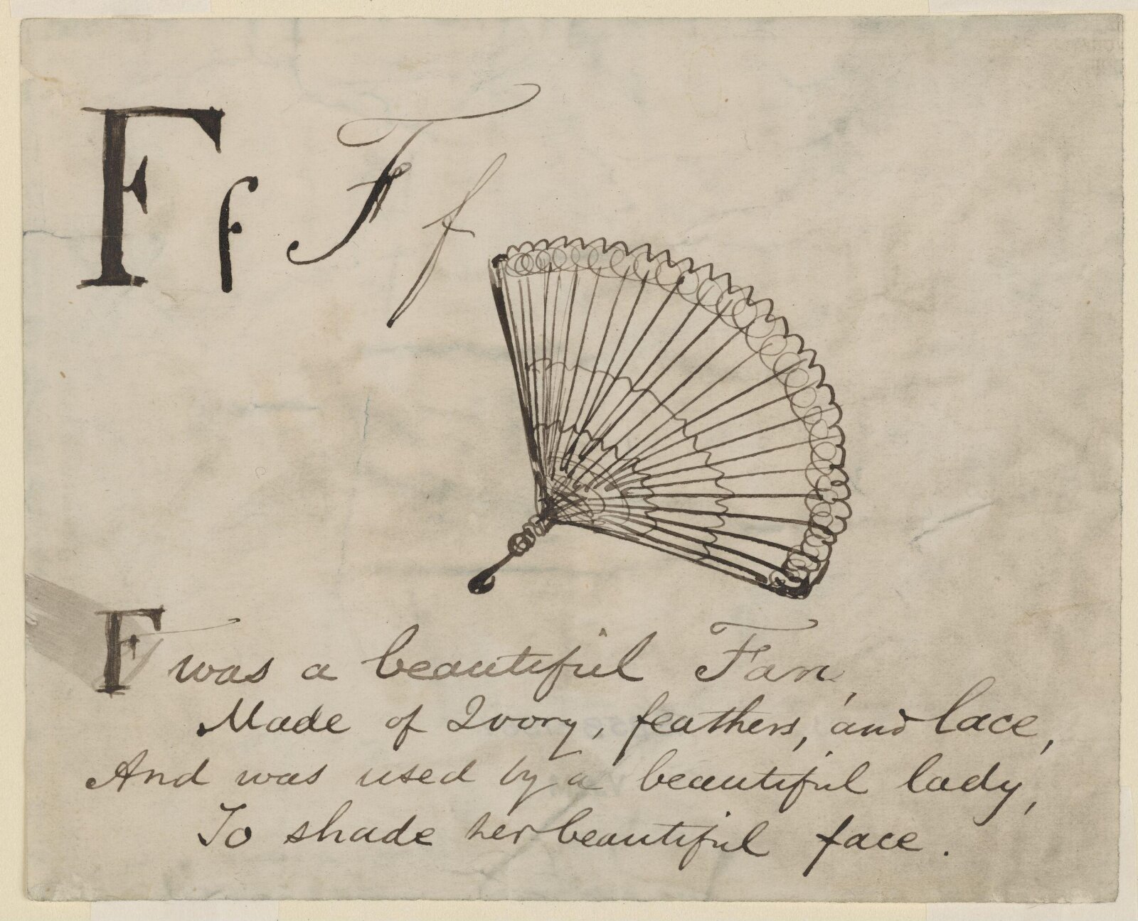 Nonsense Alphabet, Edward Lear, c.1880