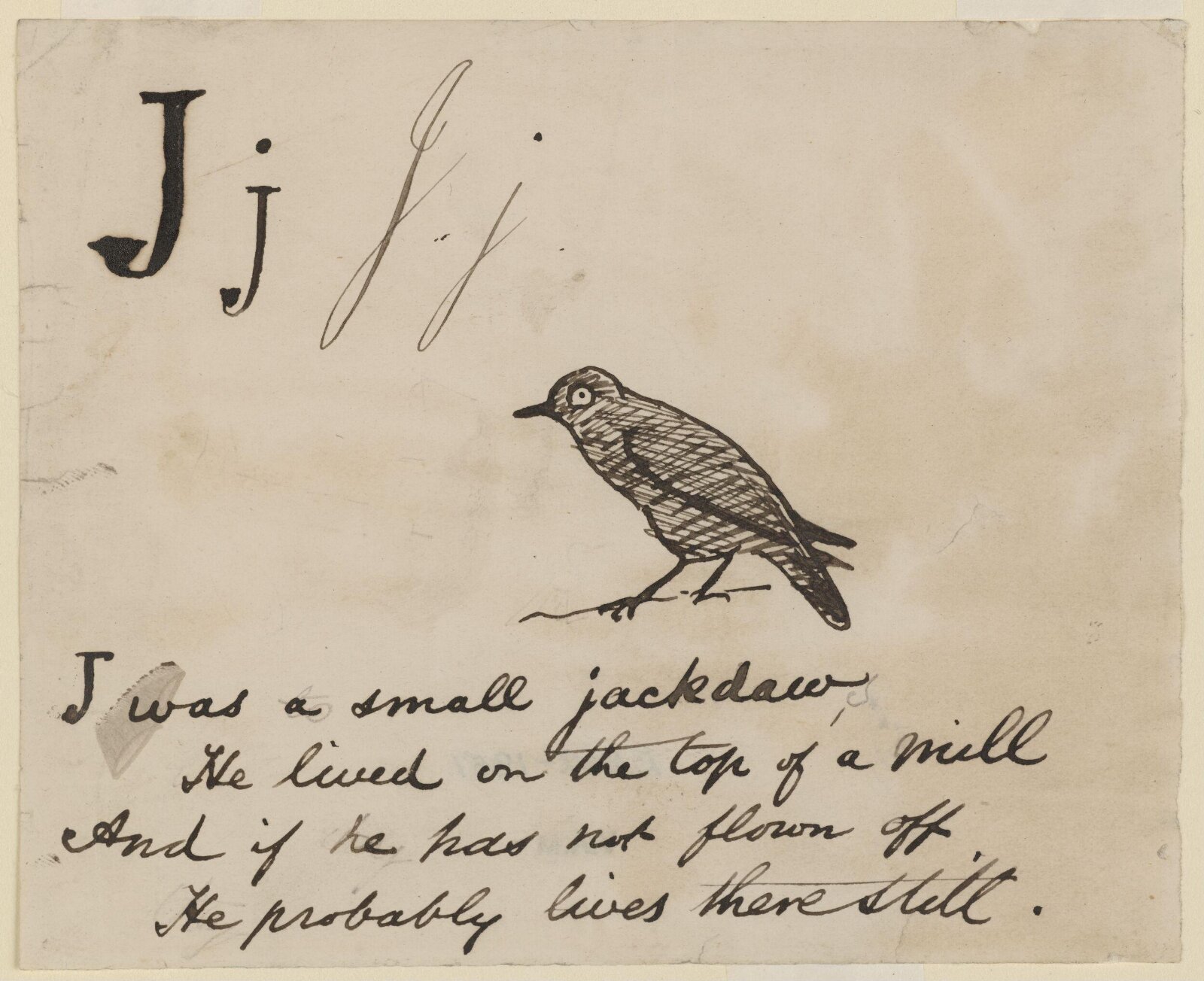 Nonsense Alphabet, Edward Lear, c.1880