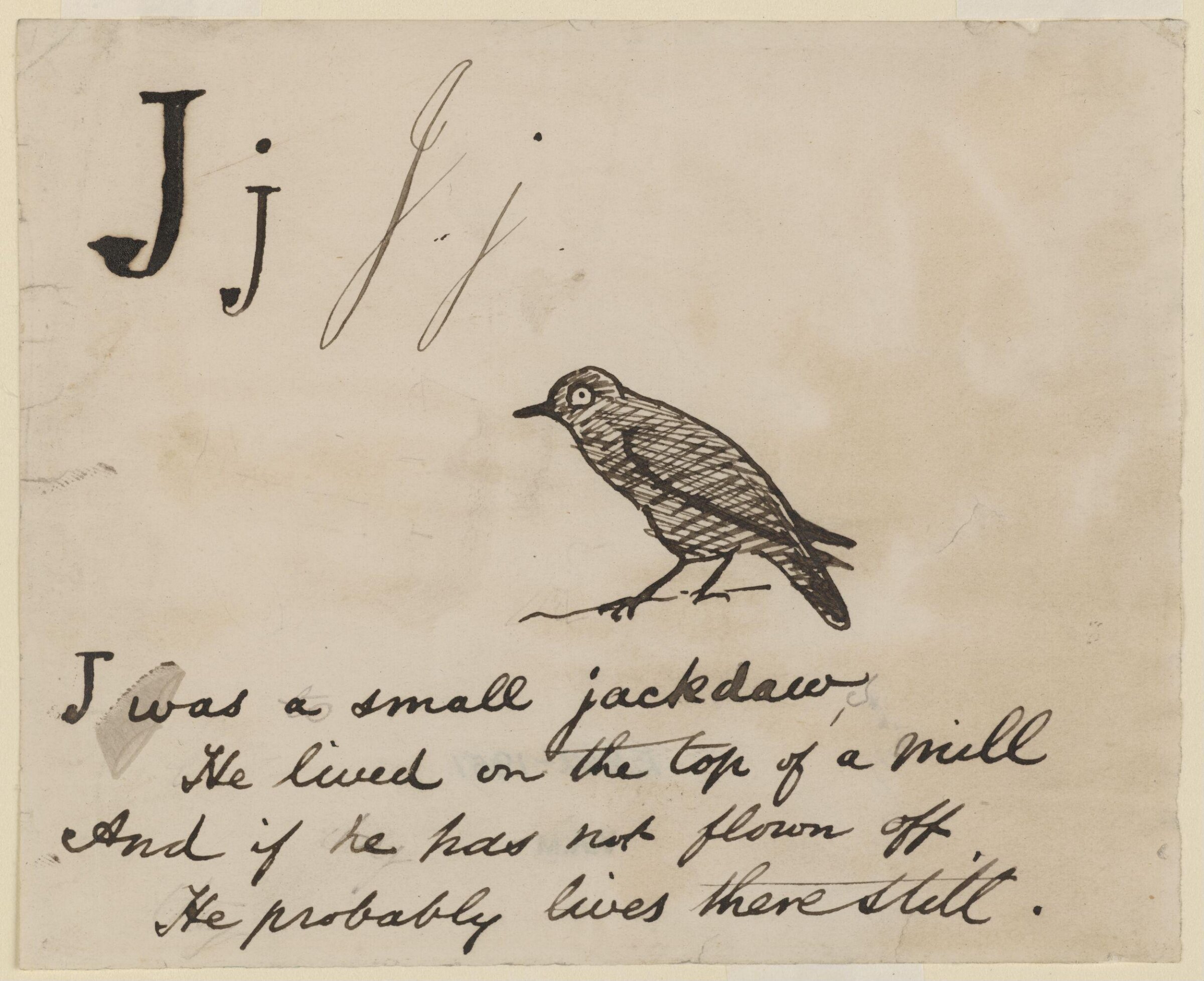 Nonsense Alphabet, Edward Lear, c.1880