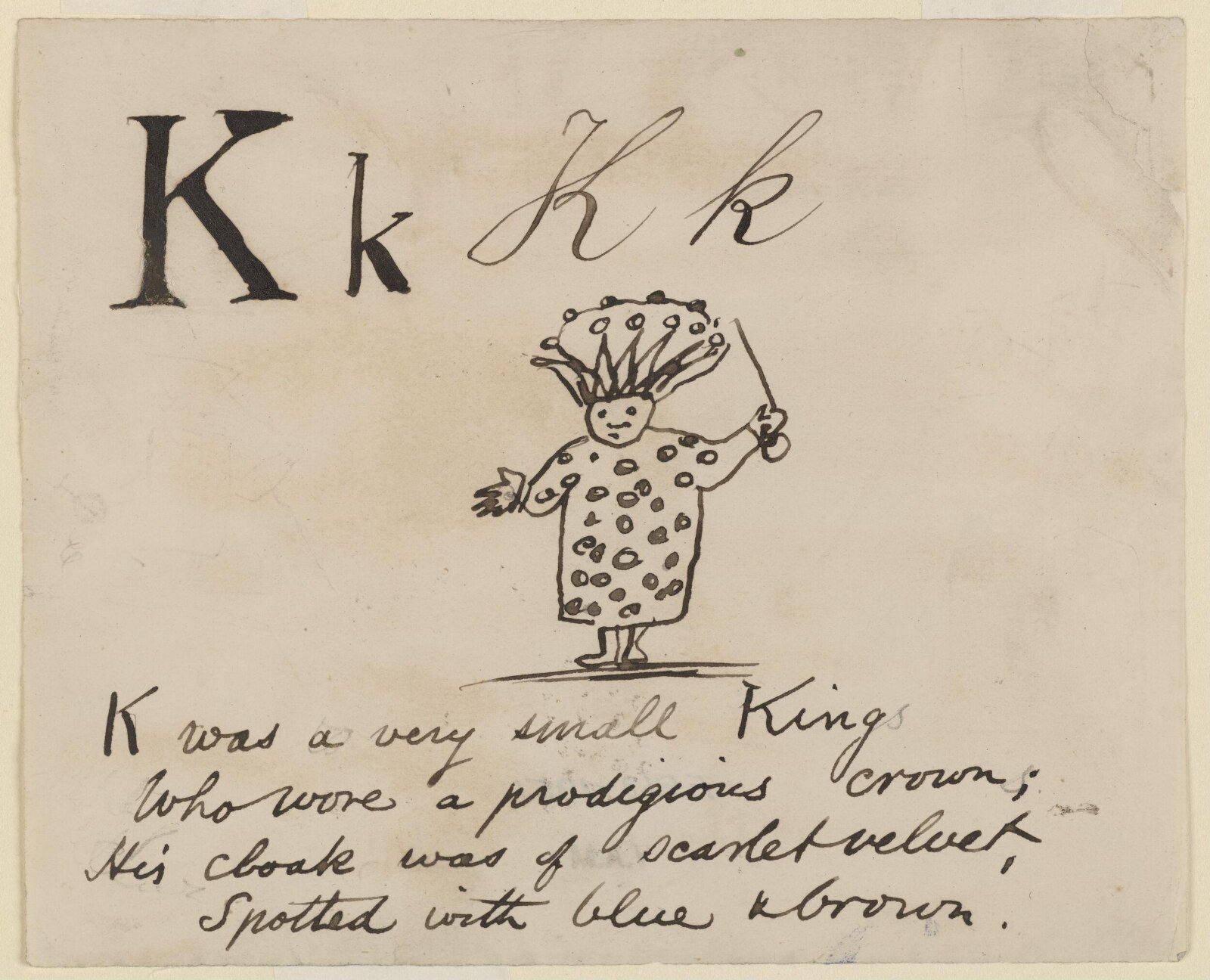 Nonsense Alphabet, Edward Lear, c.1880