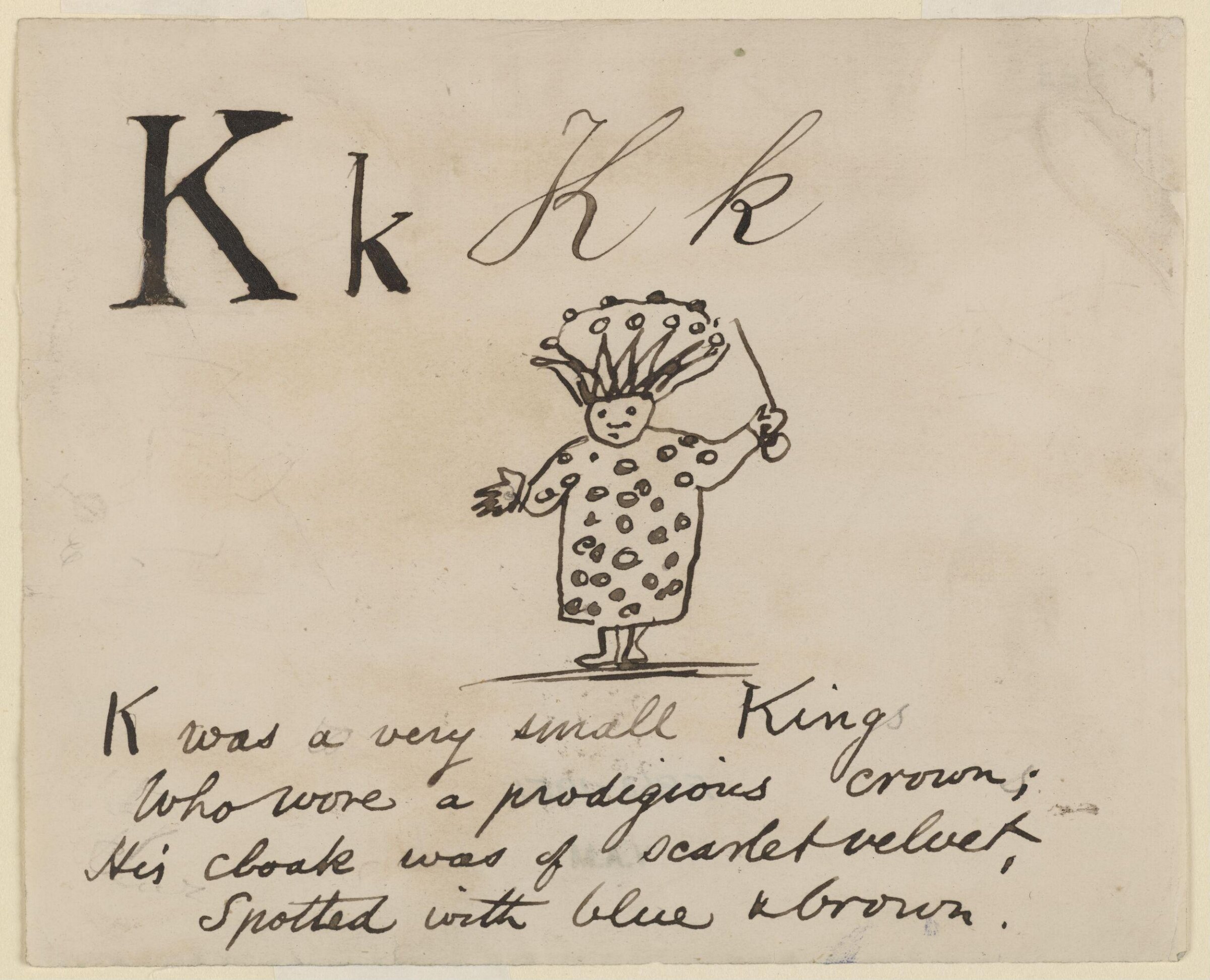 Nonsense Alphabet, Edward Lear, c.1880