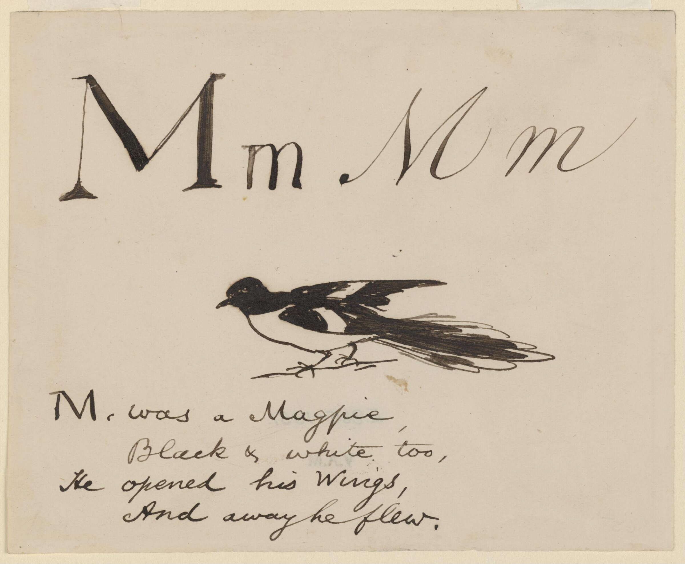 Nonsense Alphabet, Edward Lear, c.1880