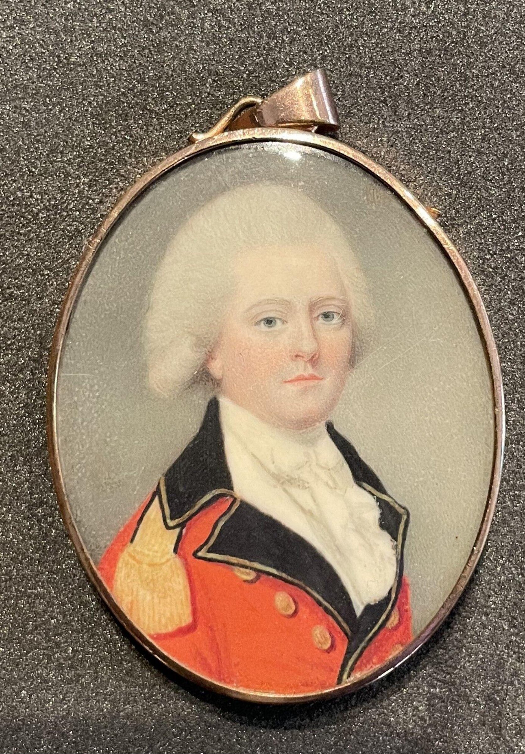Portrait of an unknown officer, Charlotte Avarne, ca. 1760-1826
