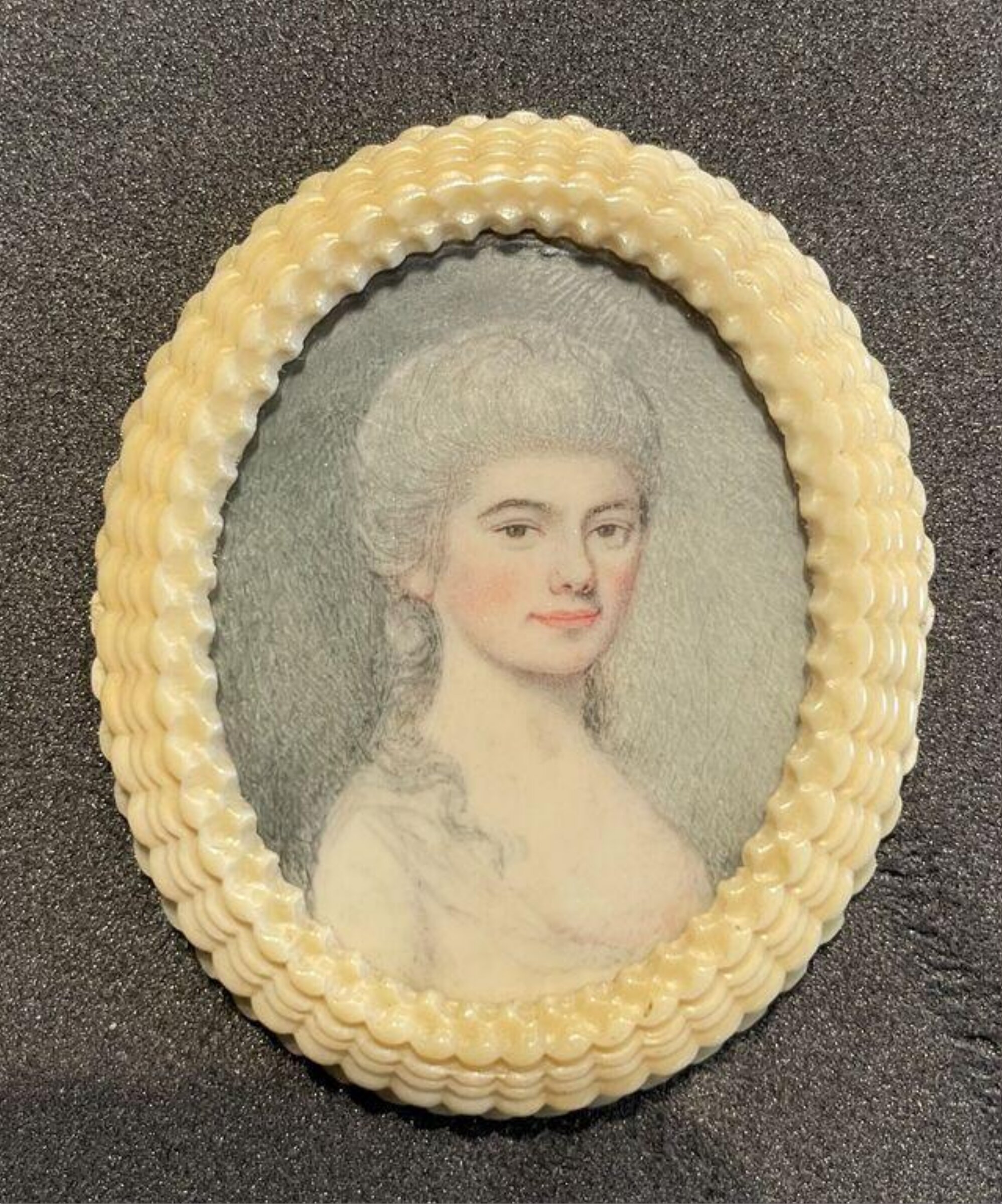 Portrait of an unknown woman, Charlotte Avarne, 1787