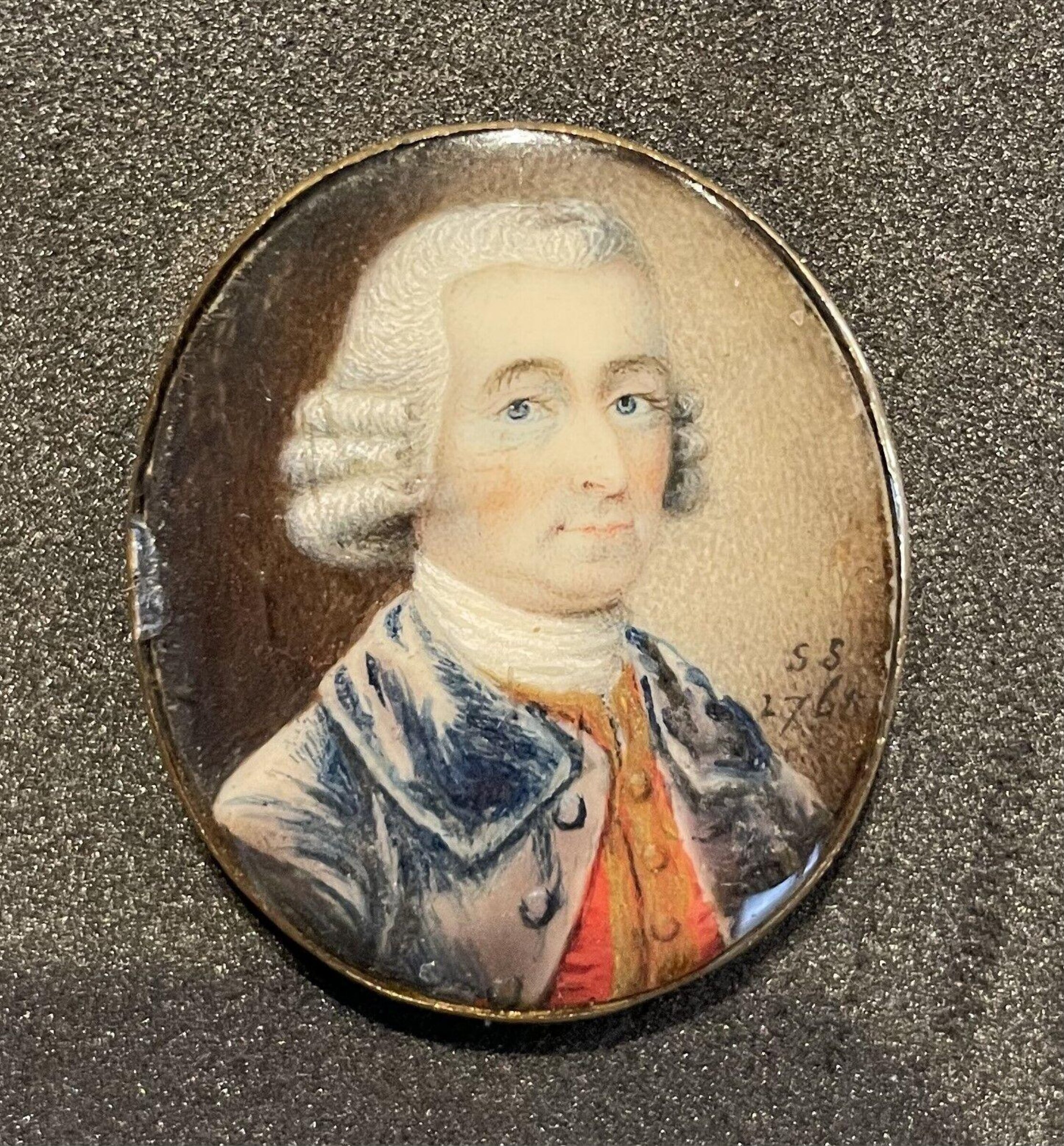 Portrait miniature of an unknown man, Sophia Smith, 1765
