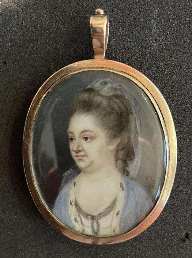 Portrait Miniature of Mary Christina