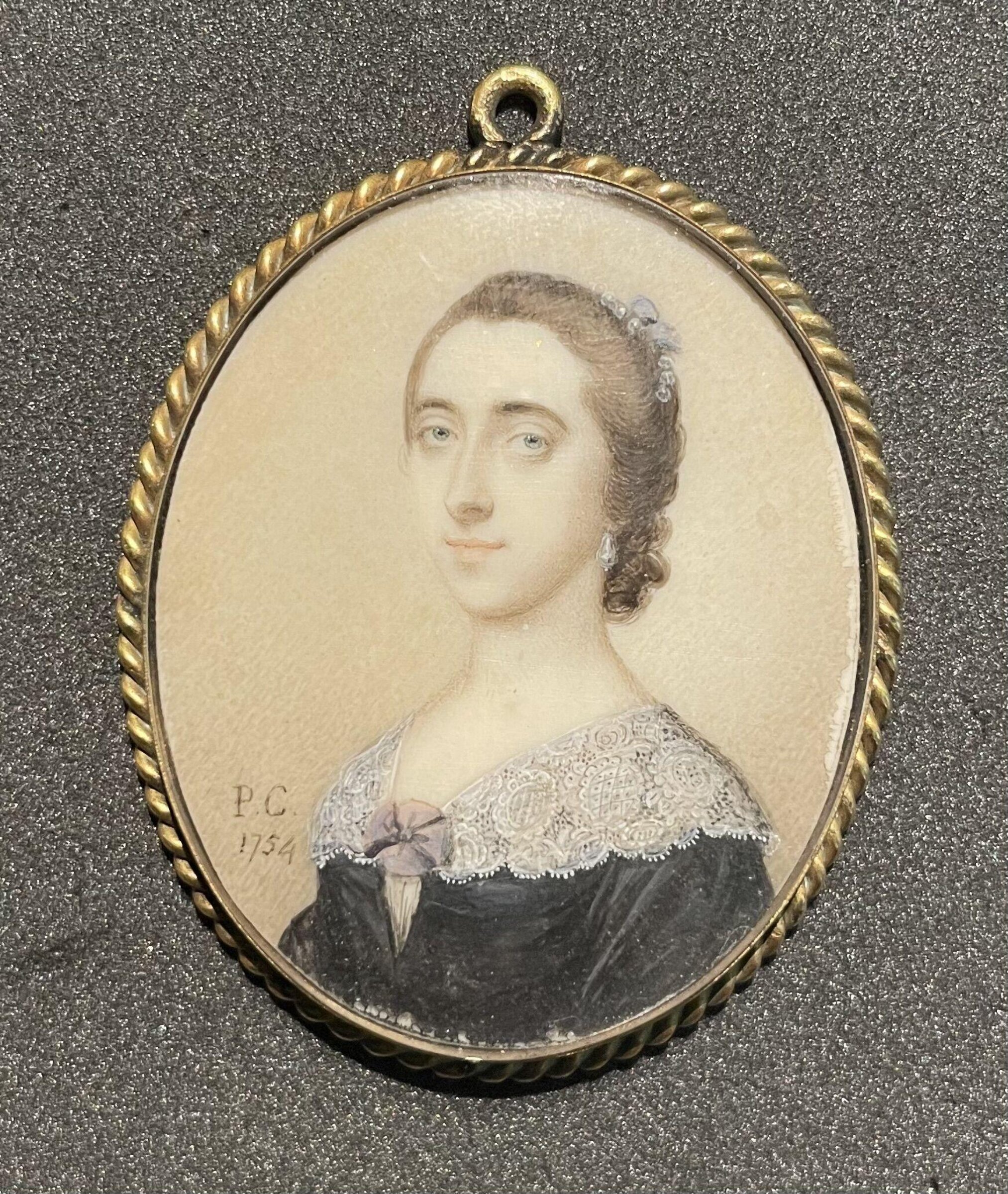 Portrait of an unknown woman, Penelope Carwardine, 1754