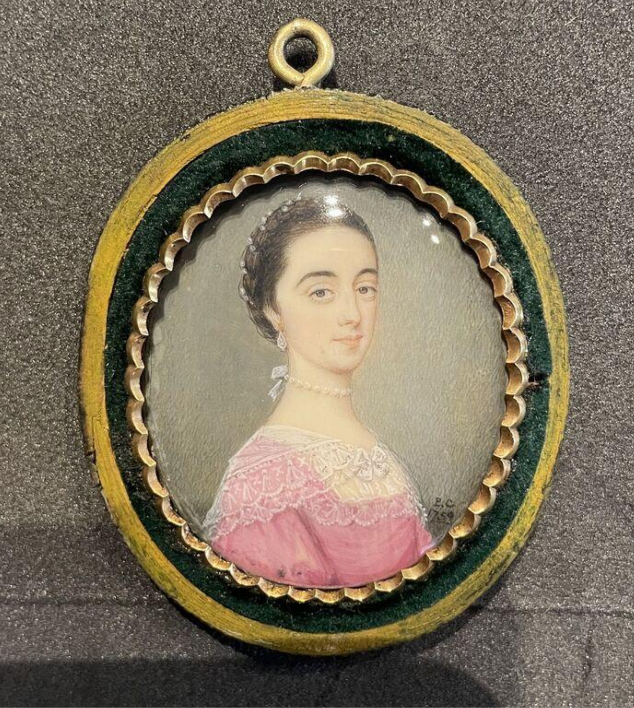 Portrait of an unknown woman (possibly the Countess of Stamford), Penelope Carwardine, 1759