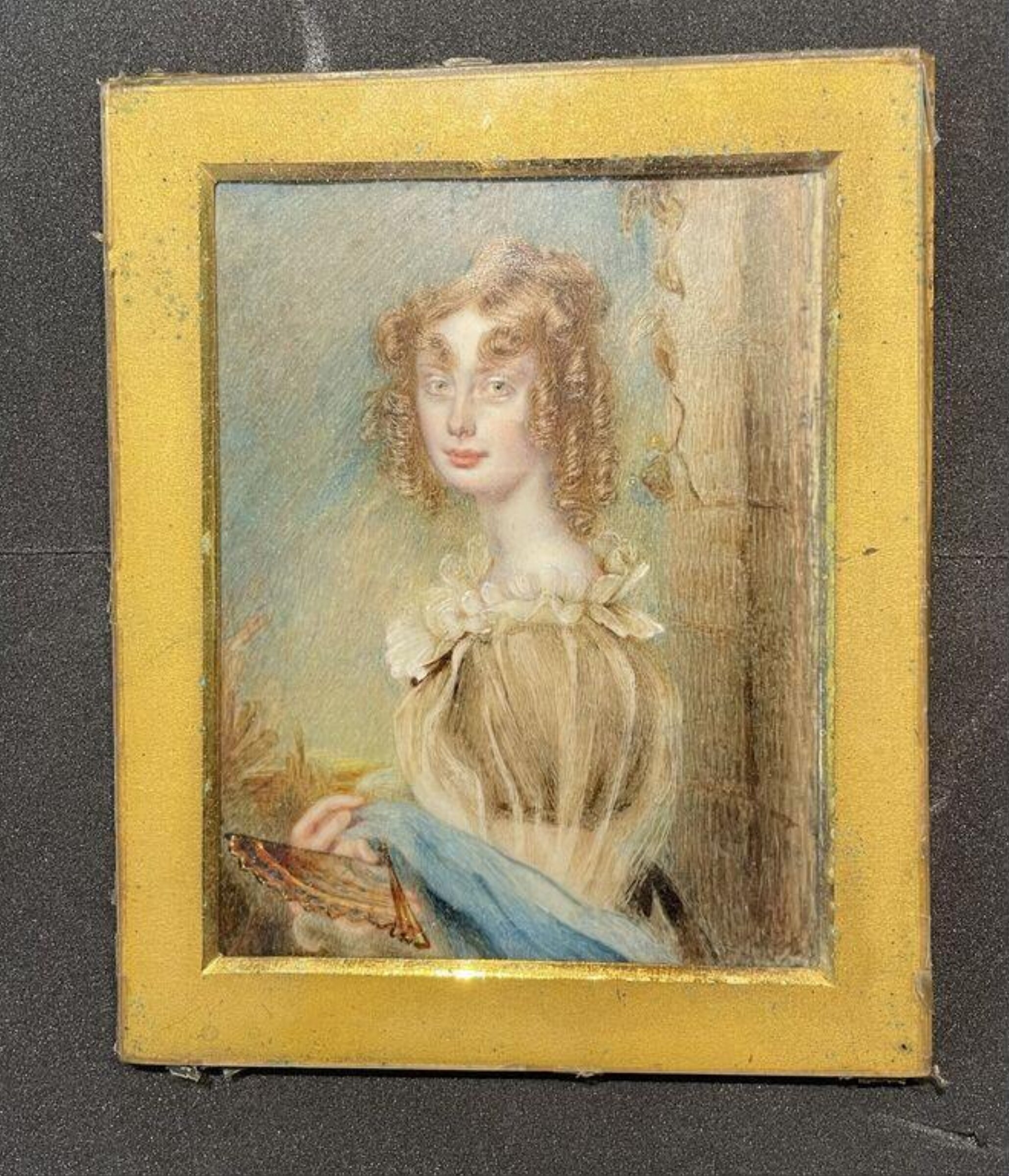 Portrait miniature of Emma Balguy (born Broadhurst), Janet Barrow, 1827